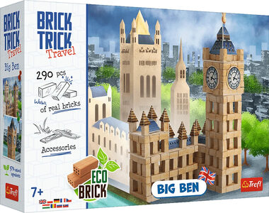 Trefl - Bausatz - BRICK TRICK Travel: Big Ben L / 290 Teile / ab 7 Jahren