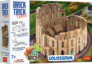 Trefl - Bausatz - BRICK TRICK Travel: Coliseum XL / 450 Teile / ab 7 Jahren