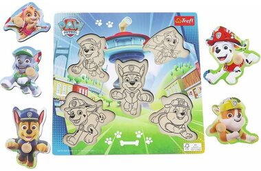 Trefl - Einsatz - Holzeinsatz Paw Patrol / 18 Monate+