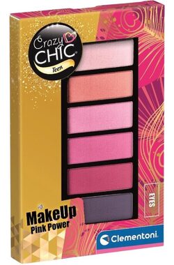 Clementoni Crazy CHIC Teen: MakeUp Eyes Pink Power / ab 6 Jahren