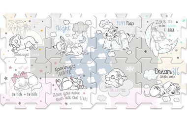 Trefl - Puzzle - Schaumstoffpuzzle Disney Figuren / 117 x 60 cm / Alter 0+