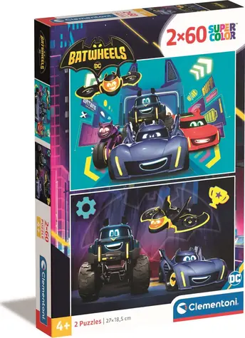 Clementoni PUZZLE Batwheels / 2x60 Teile / ab 5 Jahren