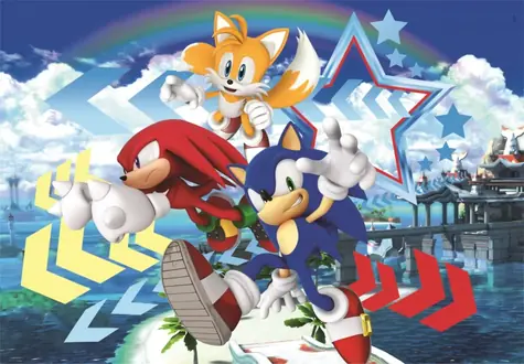Clementoni PUZZLE Sonic / 104 Teile / ab 6 Jahren