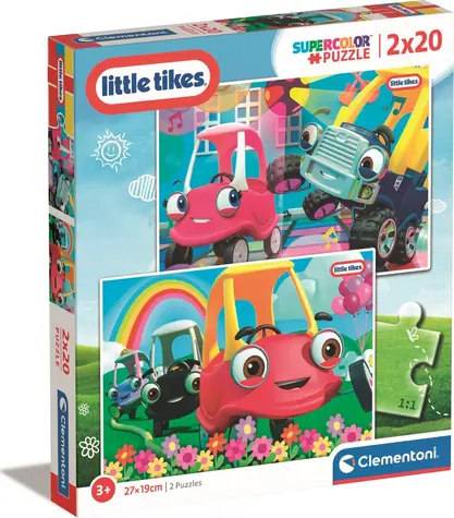Clementoni PUZZLE Little Tikes / 2x20 Teile / ab 3 Jahren