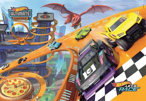 Clementoni PUZZLE Hot Wheels / 104 Teile / ab 6 Jahren