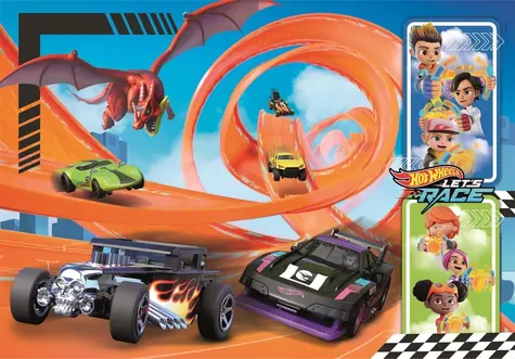 Clementoni PUZZLE Hot Wheels / 104 Teile / ab 6 Jahren