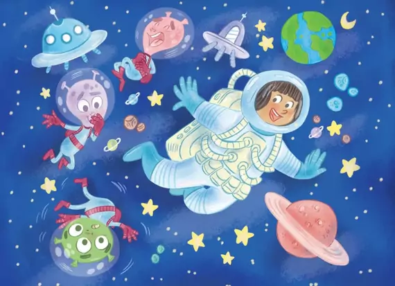 Clementoni PUZZLE Beruf: Astronaut / 30 Teile / ab 3 Jahren