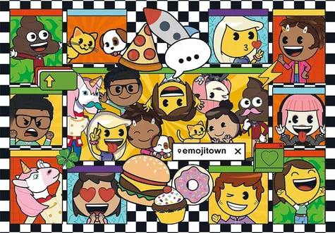 Clementoni PUZZLE Emoji Town / 180 Teile / ab 7 Jahren