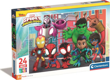 Clementoni PUZZLE Spidey und seine tollen Freunde MAXI / 24 Teile / ab 3 Jahren