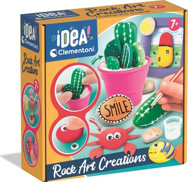 Clementoni IDEA Kreativ-Set Dekosteine / ab 7 Jahren 