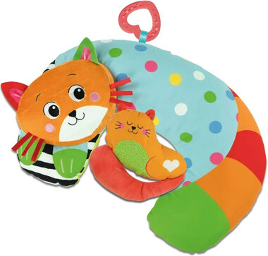 Clementoni BABY Plüsch-Bauchkissen Kitty Cat / ab 0 Monaten