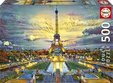 Educa Puzzle Eiffelturm / 500 Teile / ab 11 Jahren 