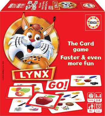 Educa Kartenspiel Lynx Go! 6in1 / 70 Teile / ab 6 Jahren