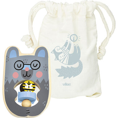 Vilac Holzrassel Teddybär / ab 12 Monaten