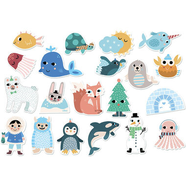 Vilac Holzmagnete Island / ab 2 Jahren