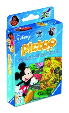 Ravensburger Pictoo Disney / Spieldauer 10 Minuten / Anzahl Spieler: 2-6 / ab 4 Jahren