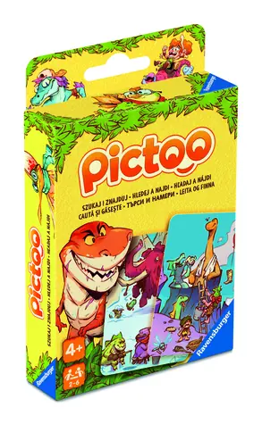 Ravensburger Pictoo Dinosaurier / Spieldauer: 10 Minuten / Anzahl Spieler: 2-6 / ab 4 Jahren