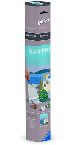 Ravensburger Creart Santorini / Malerei auf Leinwand / ab 8 Jahren