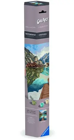 Ravensburger Creart Lake View / Malerei auf Leinwand / ab 8 Jahren