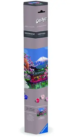 Ravensburger Creart Japanische Kirschblüten / Leinwandbild / ab 8 Jahren