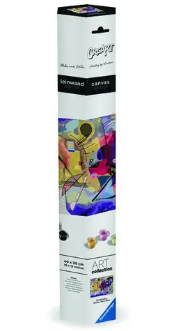Ravensburger Creart Wassily Kandinsky: Gelb, Rot, Blau / Malerei auf Leinwand / ab 8 Jahren
