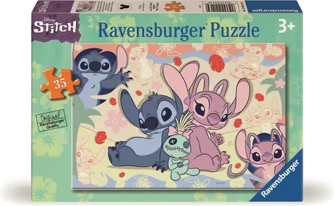Ravensburger Puzzle Disney: Stitch: Stitch und Angel / 35 Teile / ab 3 Jahren 