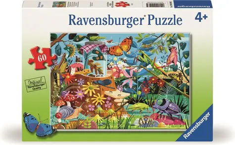 Ravensburger Puzzle: Gartenabenteuer mit Käfern / 60 Teile / ab 4 Jahren