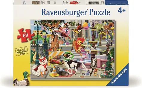 Ravensburger Puzzle: Superhunde retten die Welt! / 60 Stück / ab 4 Jahren 