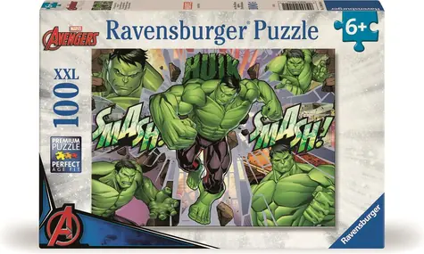 Ravensburger Puzzle: MARVEL: Hulk / 100 Teile / ab 6 Jahren 
