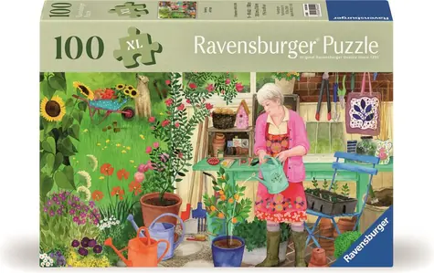 Ravensburger Puzzle: Gartenarbeit / 100 Teile / ab 7 Jahren 