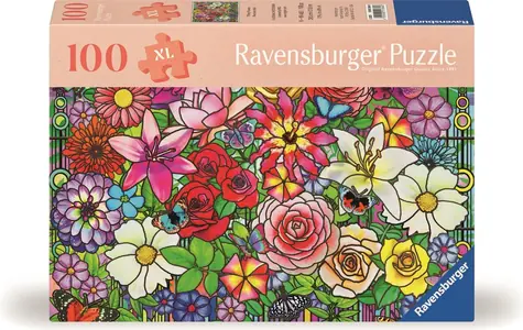 Ravensburger Puzzle: Tiffanys Blumenwelt / 100 Teile / ab 7 Jahren 