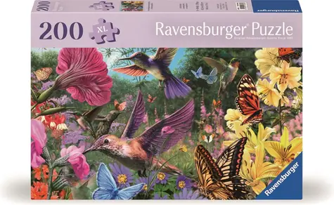 Ravensburger Puzzle: Welt der Kolibris und Schmetterlinge / 200 Teile / ab 8 Jahren 