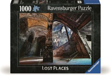 Ravensburger Puzzle: Lost Places: Gewölbter Korridor / 1000 Teile / ab 14 Jahren