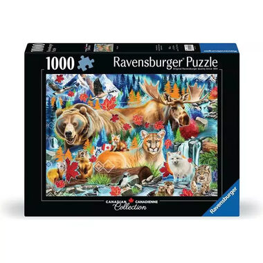 Ravensburger Puzzle: Wilde Tiere Kanadas / 1000 Teile / ab 14 Jahren