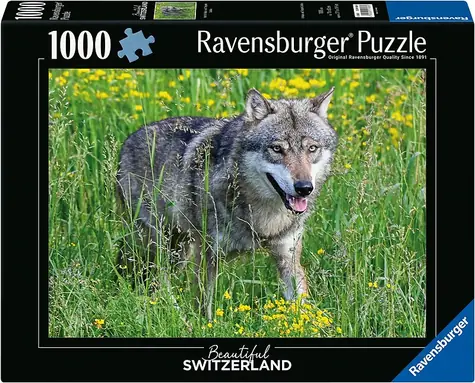 Ravensburger Puzzle: Furchtloser Wolf / 1000 Teile / ab 14 Jahren