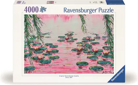 Ravensburger Puzzle: See mit Seerosen / 4000 Teile / ab 14 Jahren
