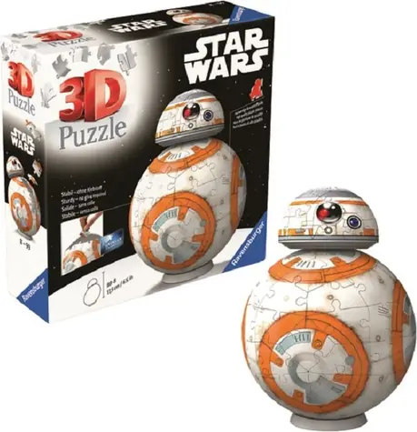 Ravensburger 3D Puzzle - Ball Star Wars: BB8 / Kollektion / ab 8 Jahren 