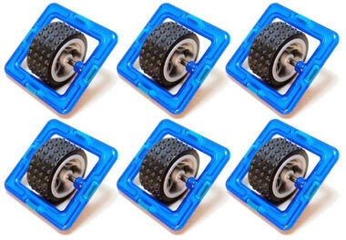 MAGFORMERS Einrad 6 Stück