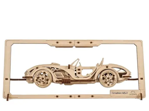Ugears 2,5D mechanisches Holzpuzzle Roadster MK3