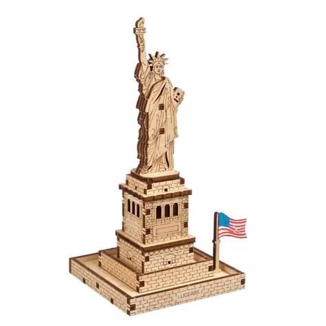 Ugears 3D-Mechanik-Holzpuzzle Freiheitsstatue