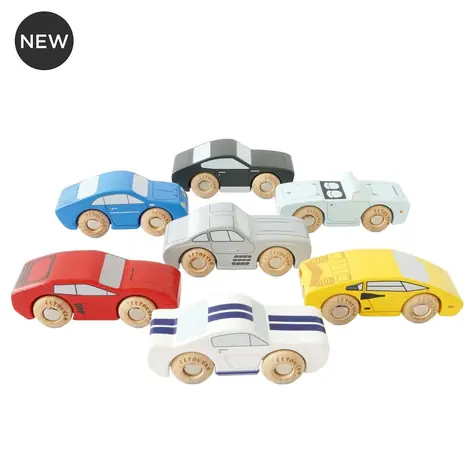 Le Toy Van Holz-Sportwagen-Set / ab 2 Jahren