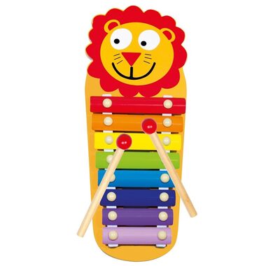 Bino Metall-Xylophon Little Lion / ab 18 Monaten