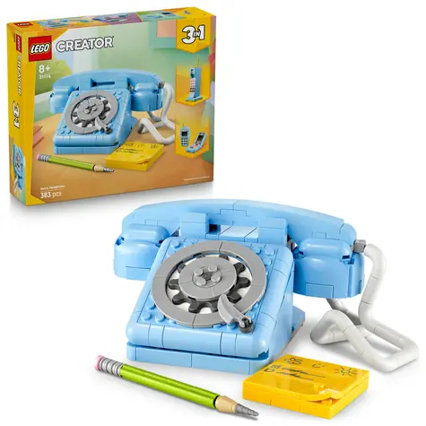 LEGO® Creator 3-in-1 Set 31174 Retro-Telefon / Anzahl der Teile: 383 / ab 8 Jahren