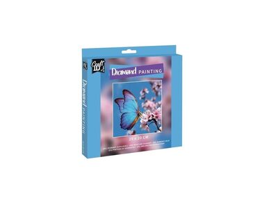 GRAFIX Diamond Painting Schmetterling / 20x20 cm