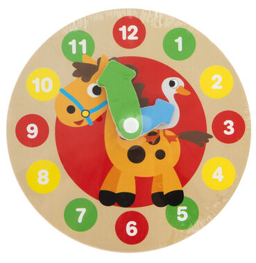 GRAFIX Meine erste Holzuhr Giraffe / ab 3 Jahren