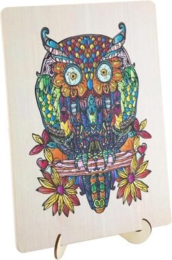 GRAFIX Konturenpuzzle Eule / 133 Teile / ab 7 Jahren