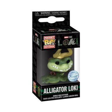 Funko POP! Schlüsselanhänger Alligator Loki (MARVEL) / ab 3 Jahren