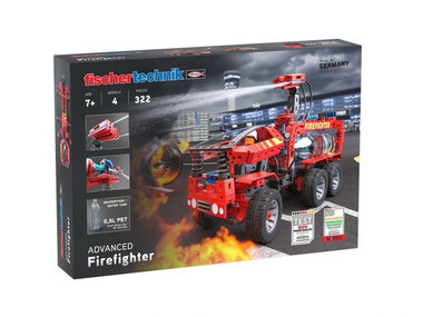Fischertechnik Aufbaubaukasten: Feuerwehrmann / 322 Teile / 4 Modelle / ab 7 Jahren
