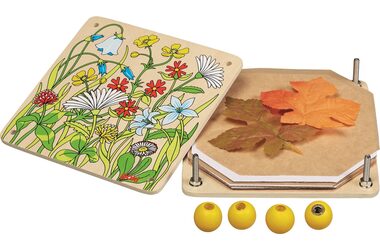 GOKI Pflanzenpresse aus Holz für Herbarium / ab 8 Jahren