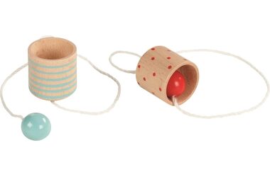 GOKI Motorikspiel Fang den Ball 1 Stück (Mix) / ab 4 Jahren